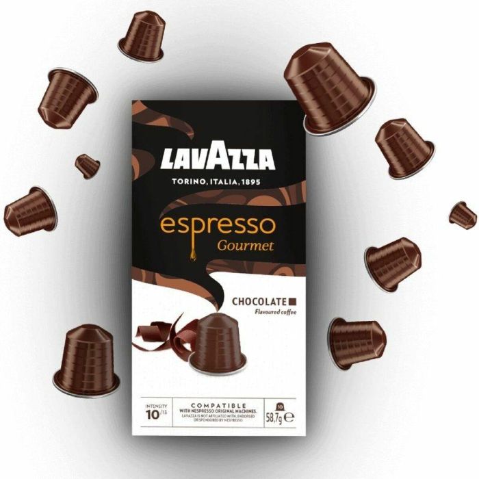 Cápsulas de Café Lavazza Espresso Gourmet Chocolate 10 Piezas (10 Unidades) 1 Cápsulas de Café Lavazza Espresso Gourmet Chocolate 10 Piezas (10 Unidades) 1