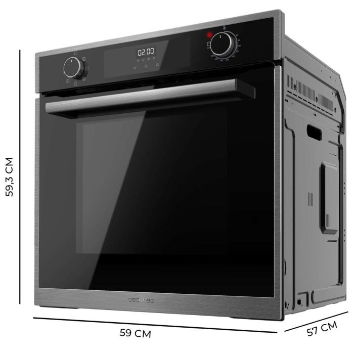 Cecotec Horno Multifunción Integrable Bolero Hexa M226000 Edge 72L 2800W Negro A 3