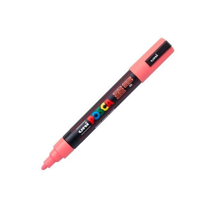 POSCA Pc-5M Marcador No Permanente Punta Bala 1,8-2,5 mm Rosa Coral POSCA Pc-5M Marcador No Permanente Punta Bala 1,8-2,5 mm Rosa Coral
