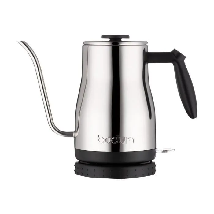 Bodum BISTRO Hervidor eléctrico con pico largo, 1.0 l, Acero Inoxidable 1