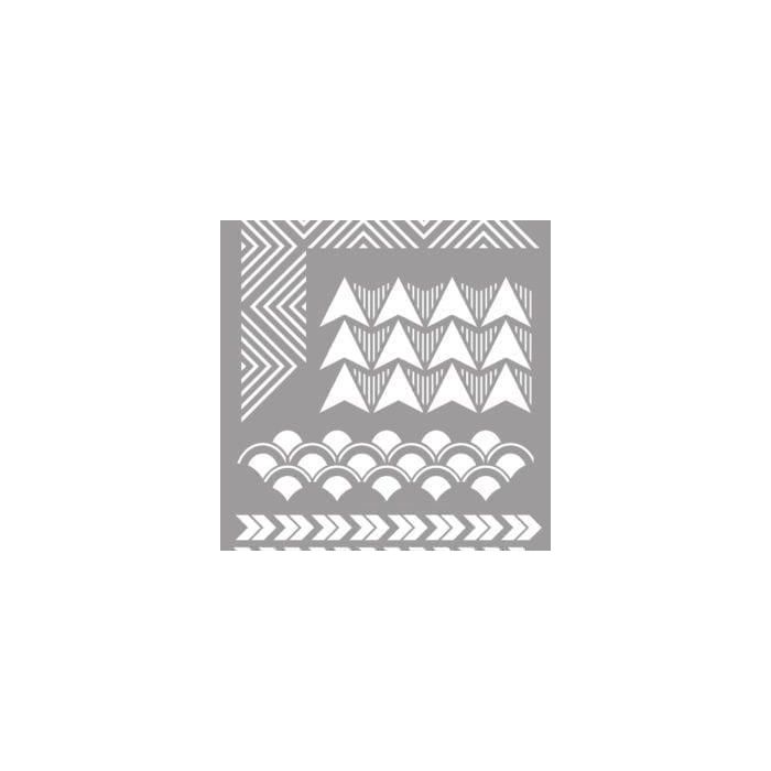 La Pajarita Stencil St-21 Plantilla Decorativa Modelo Geometric La Pajarita Stencil St-21 Plantilla Decorativa Modelo Geometric