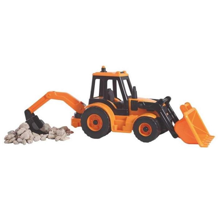 Excavadora retro en caja 74x22x32 cm 1 Excavadora retro en caja 74x22x32 cm 1