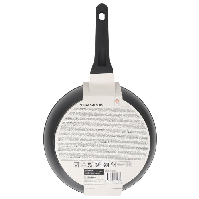 Sartén Masterchef 26 cm aluminio forjado 2.8 mm (6 Unidades) 5 Sartén Masterchef 26 cm aluminio forjado 2.8 mm (6 Unidades) 5