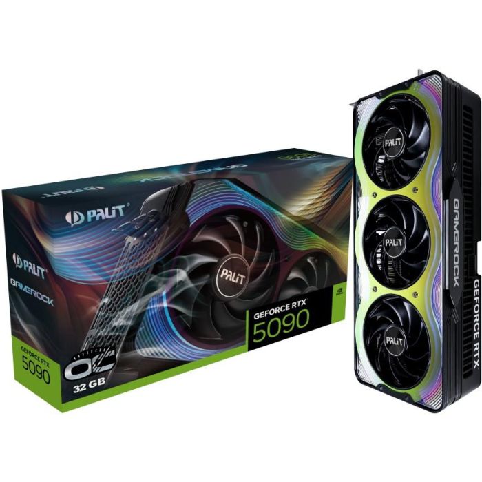 Palit GeForce RTX 5090 GameRock OC 32GB GDDR7 3 Ventiladores PCI Express 5.0 8