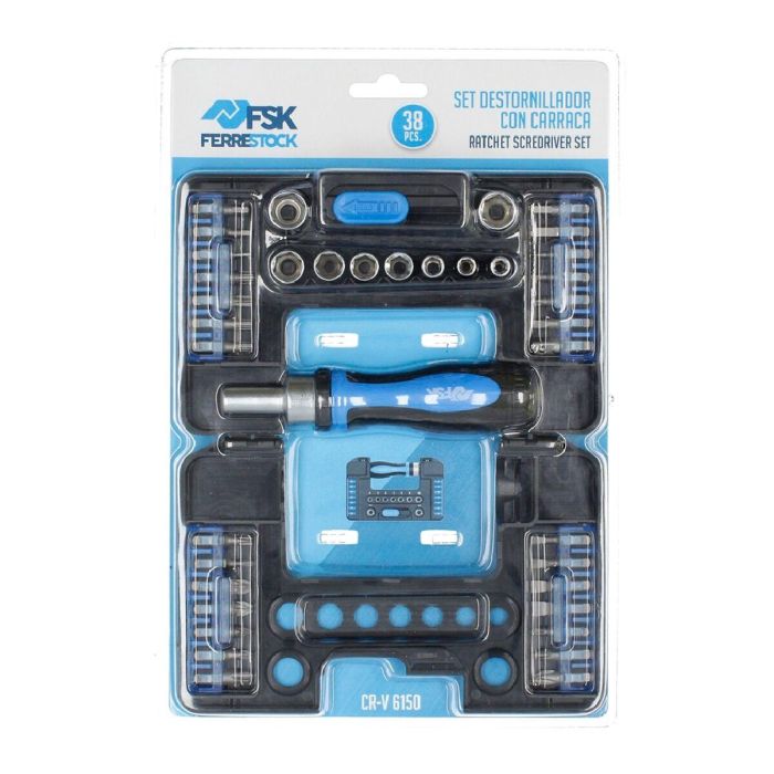 Set de Destornilladores Ferrestock 38 pcs 2 Set de Destornilladores Ferrestock 38 pcs 2