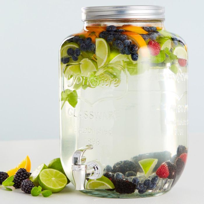 Day Dispensador de Bebida 8 L con Tapa de Metal y Letras en Relieve 1