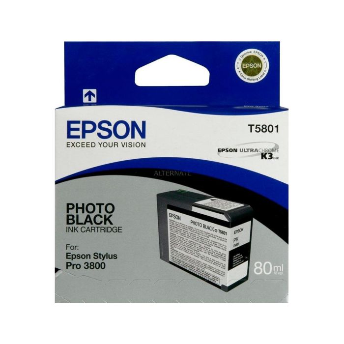 Ink-Jet Epson Stylus Pro-3800-3880 Negro Photo 80 mL 1