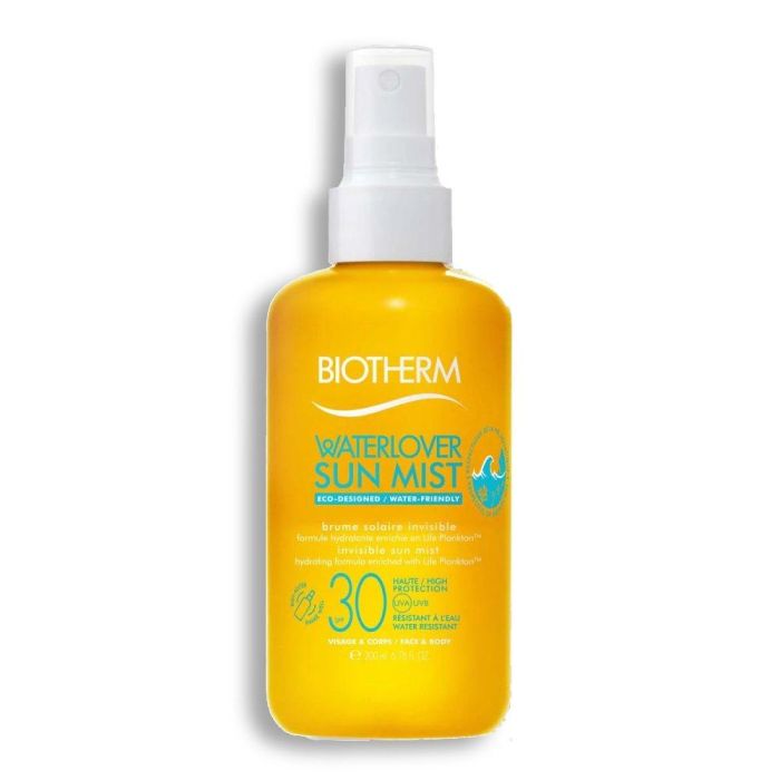 Biotherm SUN WATERLOVER sun mist SPF30 Bruma Solar Corporal y Facial Protectora con SPF 30, Alta Protección UVA/UVB, Resistente al Agua, 200 ml Biotherm SUN WATERLOVER sun mist SPF30 Bruma Solar Corporal y Facial Protectora con SPF 30, Alta Protección UVA/UVB, Resistente al Agua, 200 ml