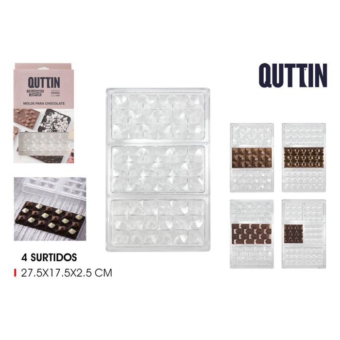Molde Para Chocolate Surtido Quttin (12 Unidades) Molde Para Chocolate Surtido Quttin (12 Unidades)