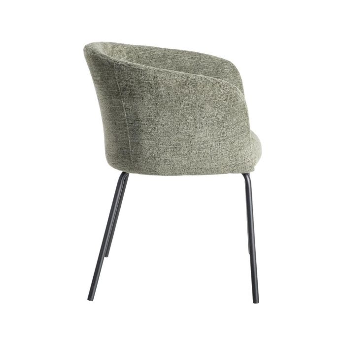 Silla Verde Tejido-Metal Salón 60,50 X 55 X 78,50 cm