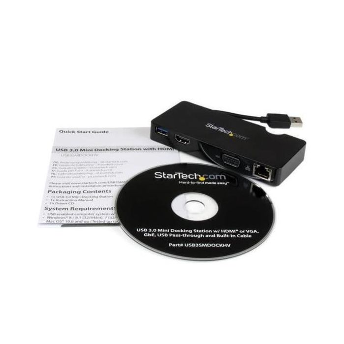 Hub USB Startech USB3SMDOCKHV