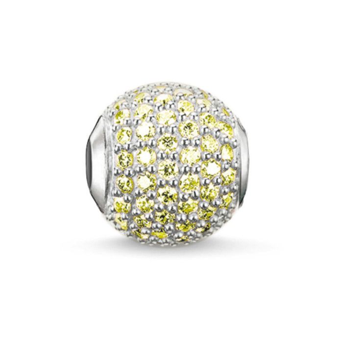 Abalorio Mujer Thomas Sabo K0123-051-33 Verde 1,1 cm Abalorio Mujer Thomas Sabo K0123-051-33 Verde 1,1 cm