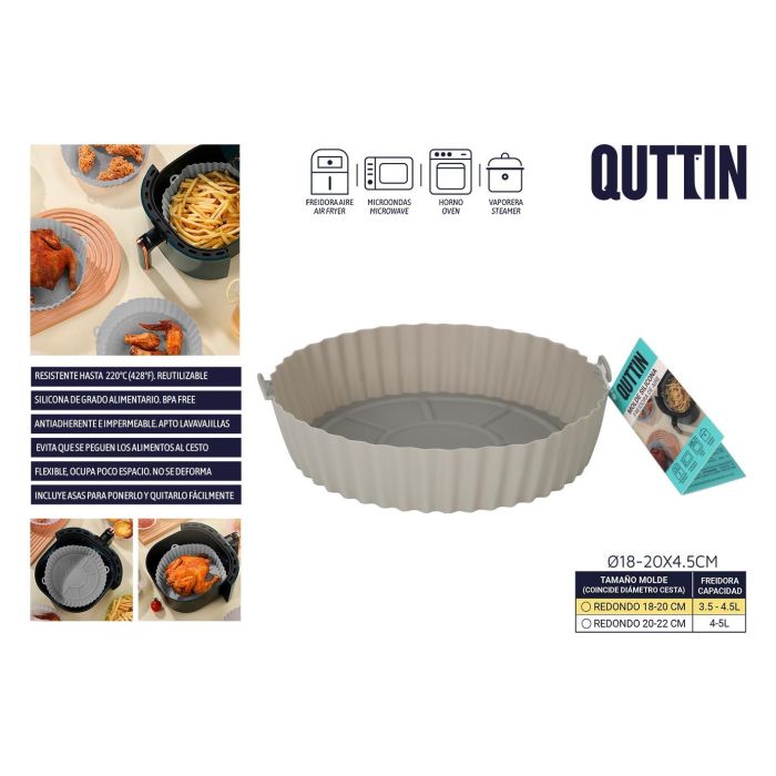 Base de silicona para Air Fryer Red.18 - Quttin (24 Unidades) Base de silicona para Air Fryer Red.18 - Quttin (24 Unidades)