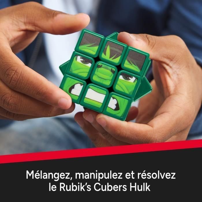 Marvel AUC1737221998345 Cubo de Rubik 3x3 Hulk 8 años 1