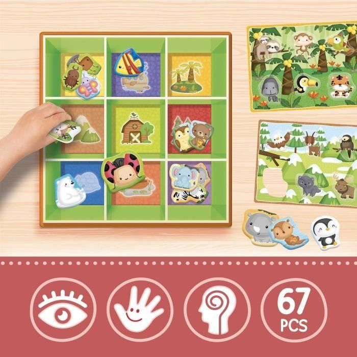 Juego montessori cajas de animales 3 Juego montessori cajas de animales 3