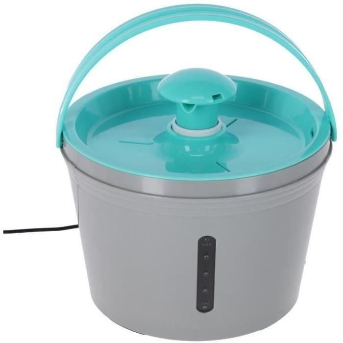 KERBL - Fuente de agua - para fuente 80557 - 1,6 l - Gris/azul KERBL - Fuente de agua - para fuente 80557 - 1,6 l - Gris/azul
