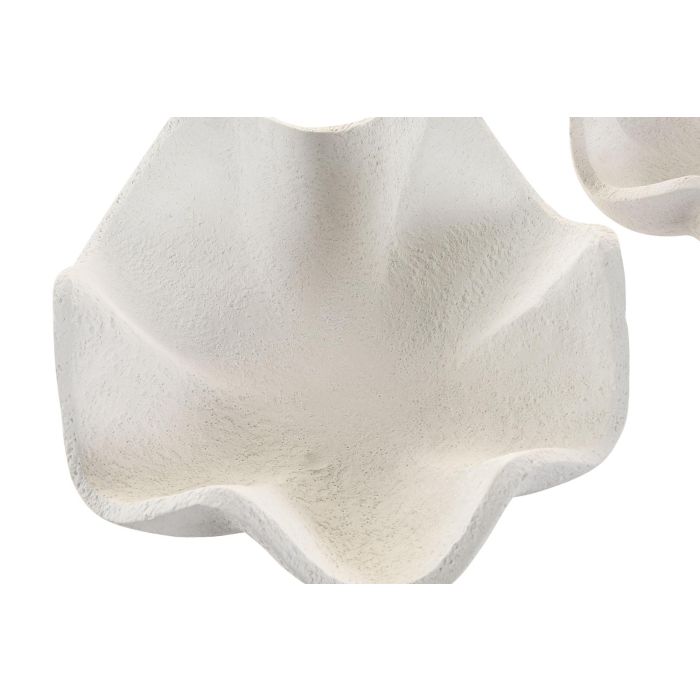 Centro Mesa Scandi DKD Home Decor Blanco 26 x 13 x 23.5 cm Set de 2 (2 Unidades) 1