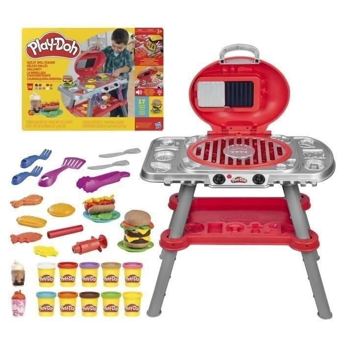 PlayDoh HASG05005L0 Plastilina Grilled Delights con Luces y Sonidos, 17 Accesorios, Manualidades para niños de 3+ años 0 PlayDoh HASG05005L0 Plastilina Grilled Delights con Luces y Sonidos, 17 Accesorios, Manualidades para niños de 3+ años 0