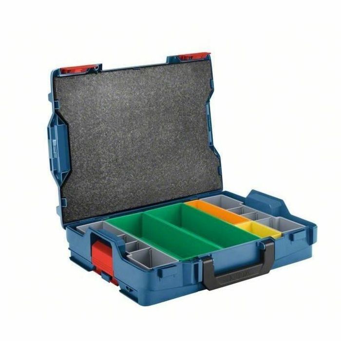 Bosch Professional 1600A016NC Mobility Maleta de transporte L-Boxx 102 con 6 compartimentos de colores