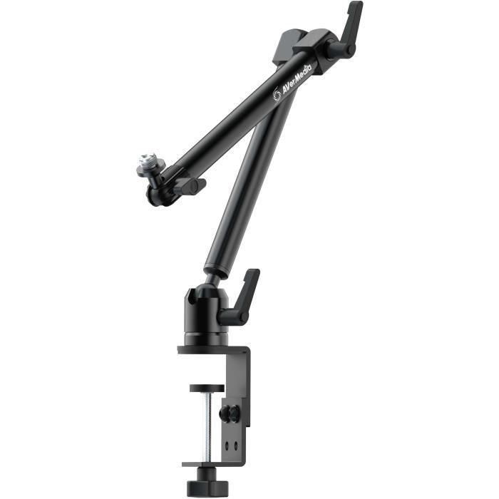 Brazo para micrófono - AVERMEDIA - Streamer Arm BA311L - Sólido - Carga 1,5 kg - Accesorio manual 1 Brazo para micrófono - AVERMEDIA - Streamer Arm BA311L - Sólido - Carga 1,5 kg - Accesorio manual 1