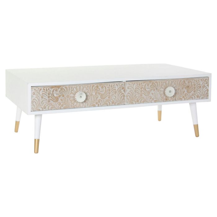 Mueble de TV DKD Home Decor Blanco Abeto Marrón claro (120 x 65 x 42 cm) 1