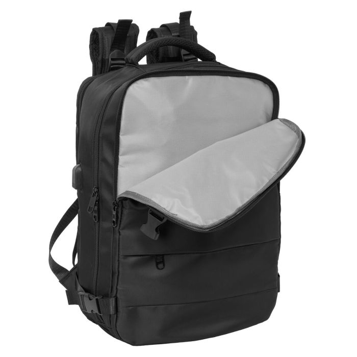 Mochila Escolar Safta Negro Negro 3 Mochila Escolar Safta Negro Negro 3