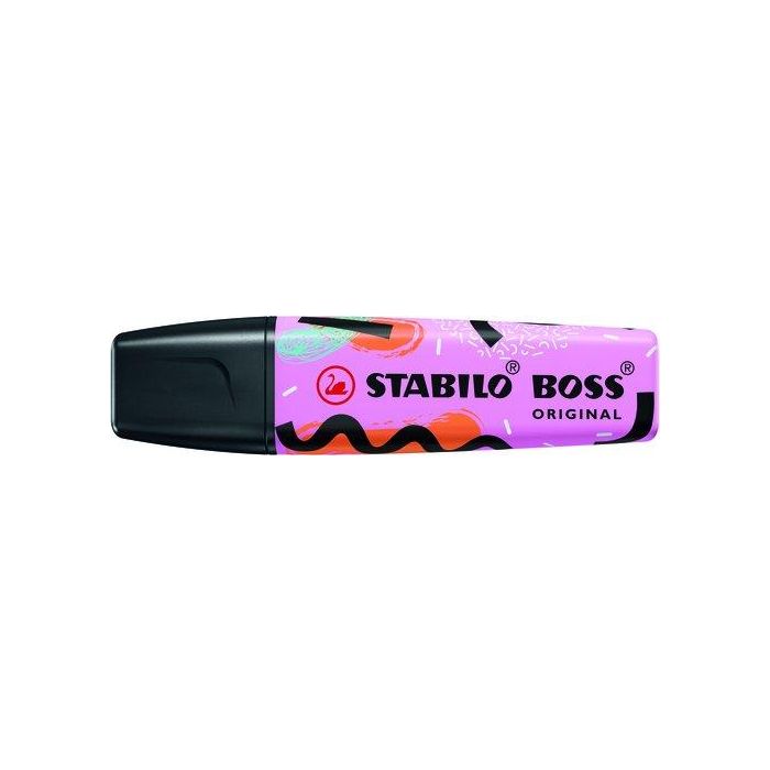 Marcador Fluor Stabilo Boss 70 By Ju Schnee Pastel Fucsia Helado (Set de 10)