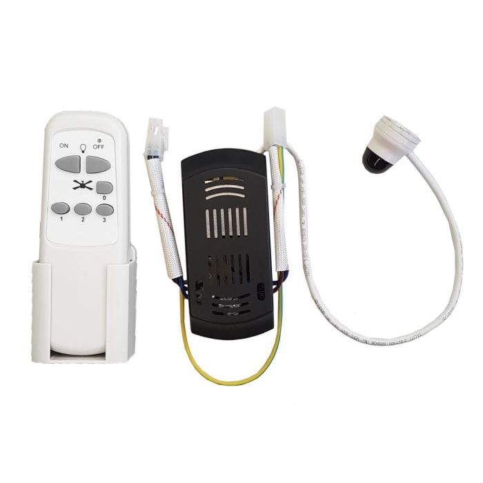 Edm Recambio kit mando y receptor para ventiladores techo, compatible con modelos 33988, 33989, 33806, 33807, 33803 - Incluye mando y receptor 0 Edm Recambio kit mando y receptor para ventiladores techo, compatible con modelos 33988, 33989, 33806, 33807, 33803 - Incluye mando y receptor 0