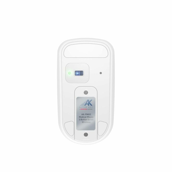 Cherry Mouse AK-PMH3 Medical 3-Button Scroll wireless sealed white IP68 kabellos. 3-Button-Scroll-Steuerung. IP68 4