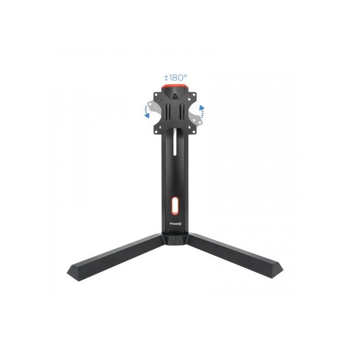 TooQ DB1401TN-B Soporte de Monitor Gaming para Escritorio 17"-32" Independiente Negro/Rojo 2