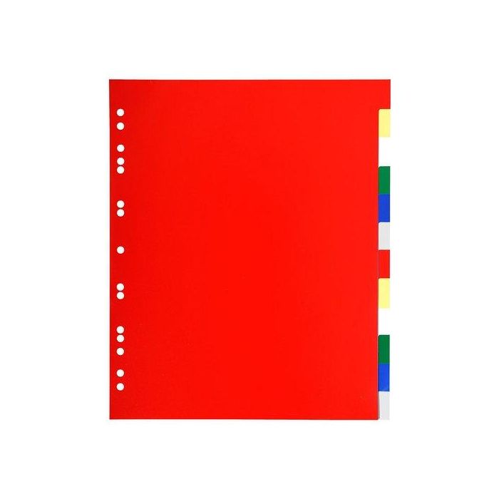 Exacompta Separadores 12 Posiciones A4+ PP Flexible Colores Neutros