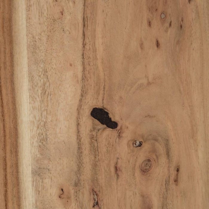 Mesa Comedor Natural-Negro 160 X 90 X 76 cm