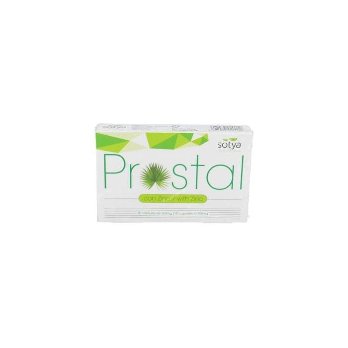 SOTYA Prostal 30 Cápsulas con Saw Palmetto y Zinc para Mantenimiento de las Vías Urinarias