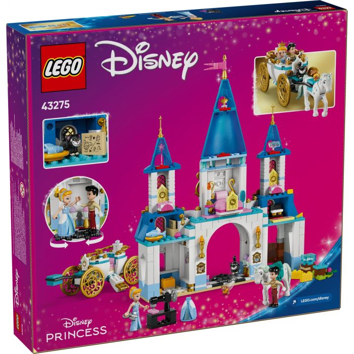 Lego 43275 Disney Princess El Castillo de Cenicienta y el Carruaje - Set Juego de Roles Infantil 6 Años 9 Lego 43275 Disney Princess El Castillo de Cenicienta y el Carruaje - Set Juego de Roles Infantil 6 Años 9