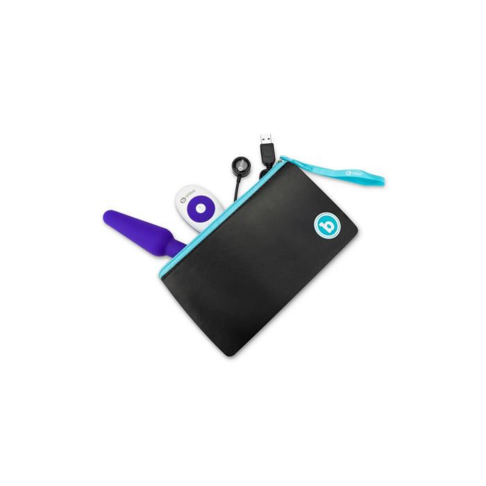 Plug anal con control remoto B-Vibe 05882530000 Morado 4 Plug anal con control remoto B-Vibe 05882530000 Morado 4