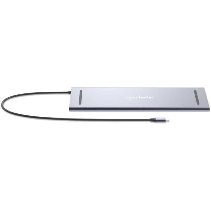 MANHATTAN Dockingstation 12-in-1 4K 1xHDMI 2xDP 3xUSB-A 5