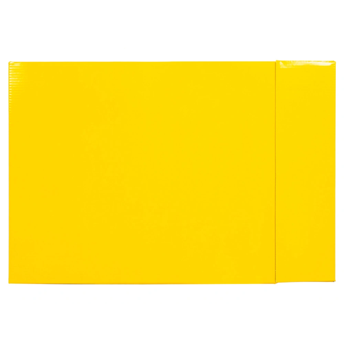 Liderpapel Caja Archivador de Palanca Cartón Folio Documenta Lomo 75mm Color Amarillo 2