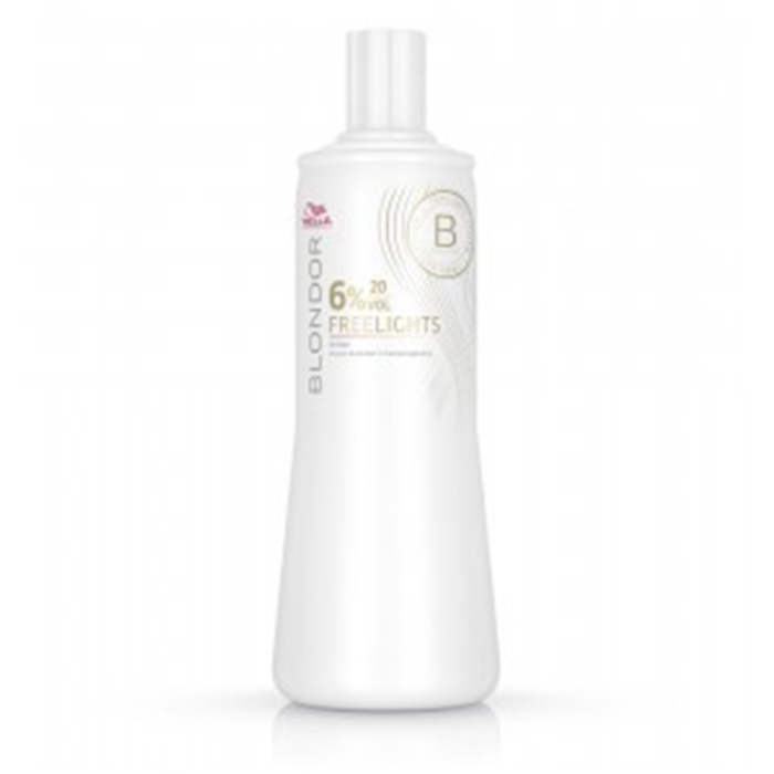 Wella Blondor Freelights Oxidante 20 Vol 1L para Técnicas a Mano Alzada con Peróxido de Hidrógeno