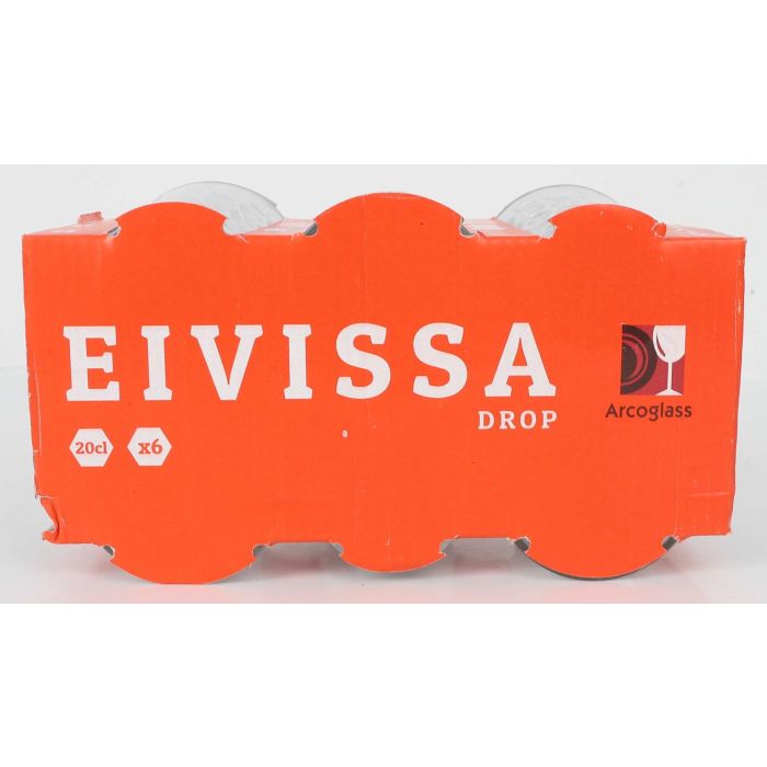 Set 6 Vasos 200Cc Eivissa "Drop" (8 Cajas) 3