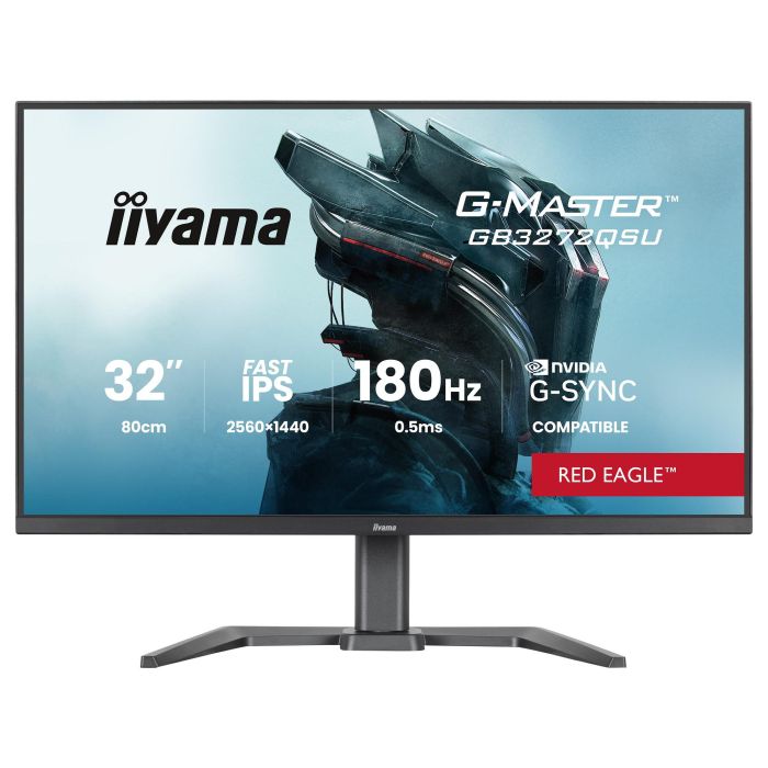 iiyama G-MASTER GB3272QSU-B1 Monitor 31.5" 80 cm Quad HD IPS 0.5ms 180Hz Negro 0 iiyama G-MASTER GB3272QSU-B1 Monitor 31.5" 80 cm Quad HD IPS 0.5ms 180Hz Negro 0