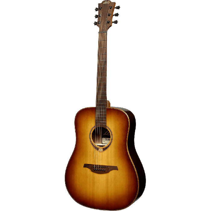 LAG Guitarra Acústica Dreadnought Tramontane 118 - Brown Shadow Lag Acabado Brillante 3