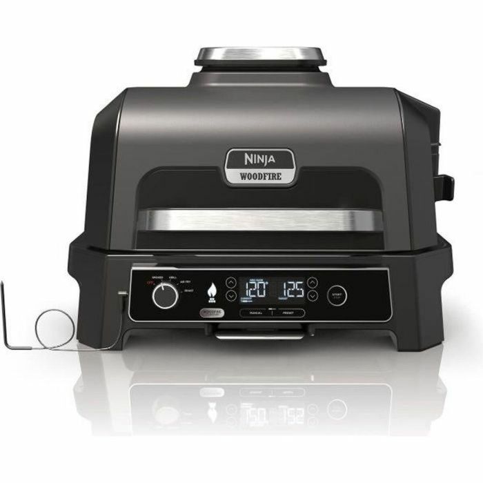 Ninja Barbacoa y ahumador eléctrico Woodfire Pro XL OG850EU con termómetro - Barbacoa y freidora de exterior 0 Ninja Barbacoa y ahumador eléctrico Woodfire Pro XL OG850EU con termómetro - Barbacoa y freidora de exterior 0