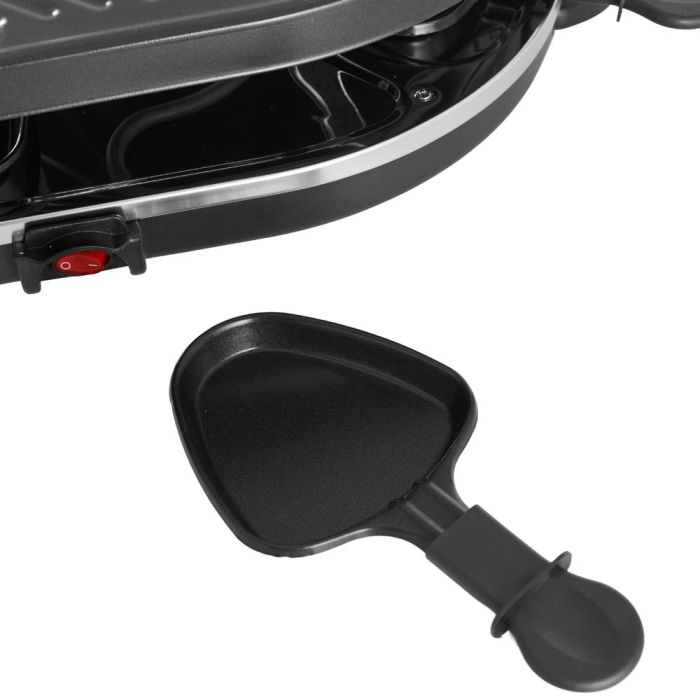 Day Raclette Para 8 Personas 1200W con Grill Antiadherente y 8 Sartenes 6 Day Raclette Para 8 Personas 1200W con Grill Antiadherente y 8 Sartenes 6