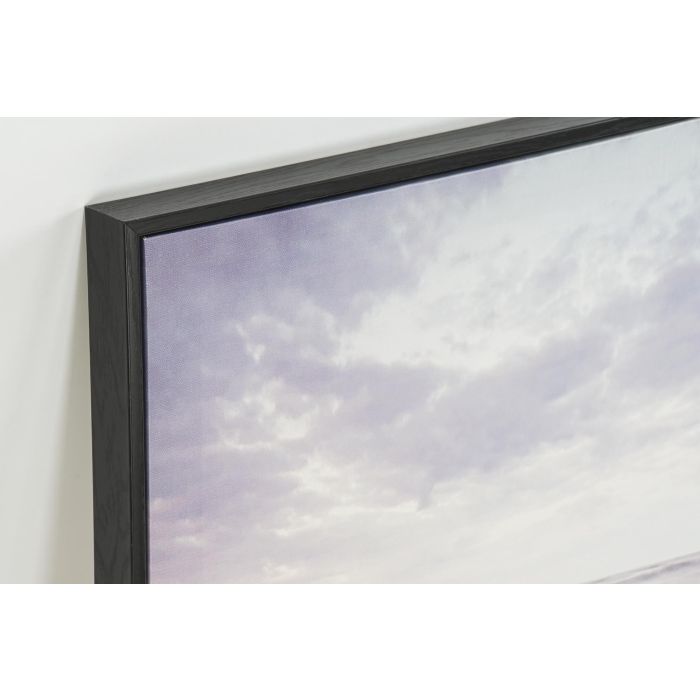 DKD Home Decor Cuadro Lienzo Atlántico Océano Azul Negro 60x40 cm (Set de 2 Unidades) 1
