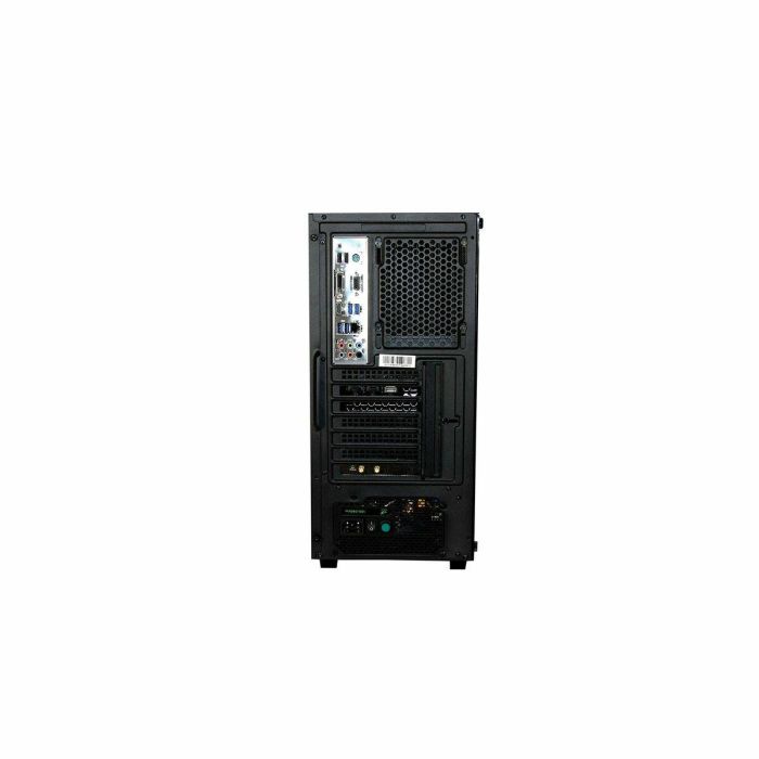 Coolbox Caja Ordenador Gaming GM100 VISION ARGB MicroATX, Negro, Acero SGC, Cristal Templado, Compatible con microATX/miniITX, Refrigeración ARGB