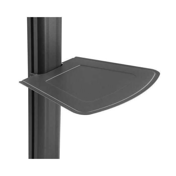 Vivolink Soporte móvil trolley con ruedas para pantallas 32" a 65" máx. 35kg VESA con estante medios 3 Vivolink Soporte móvil trolley con ruedas para pantallas 32" a 65" máx. 35kg VESA con estante medios 3