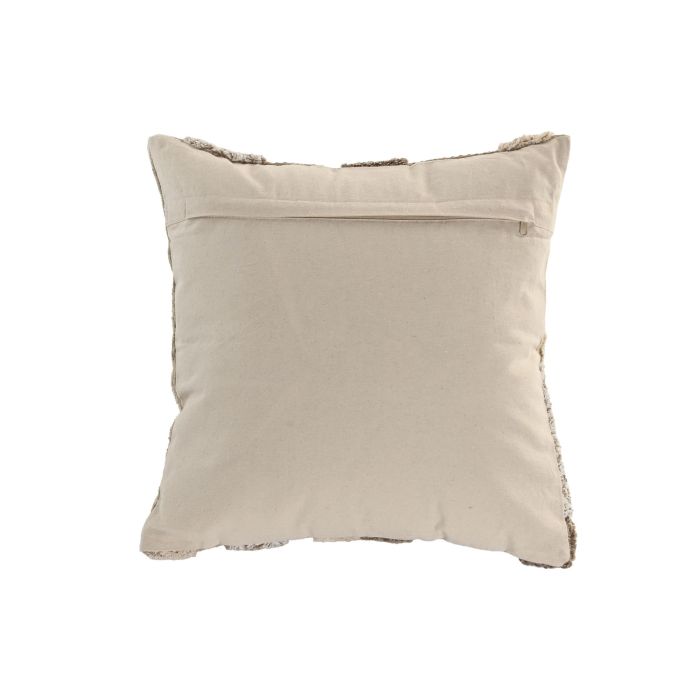 Cojin Boho DKD Home Decor Beige 45 x 45 cm (2 Unidades) 2 Cojin Boho DKD Home Decor Beige 45 x 45 cm (2 Unidades) 2