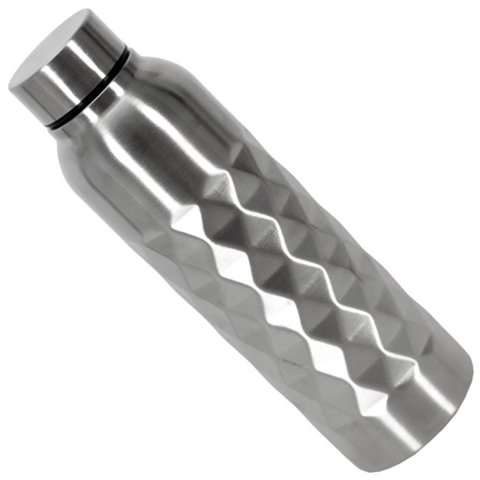 Cook Concept Botella Acero Inoxidable 0.8 L con Relieve Reutilizable 3