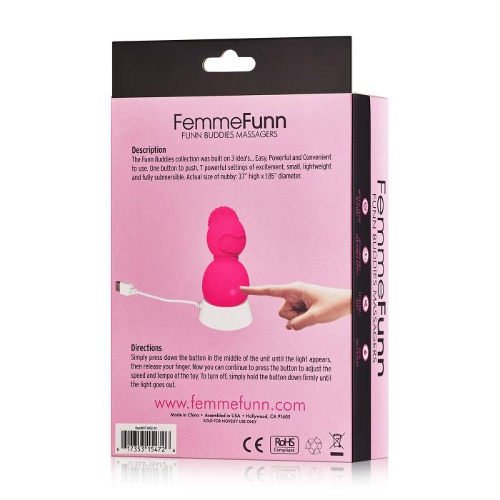 Mini Vibrador FemmeFunn Nubby Rosa 7 Mini Vibrador FemmeFunn Nubby Rosa 7
