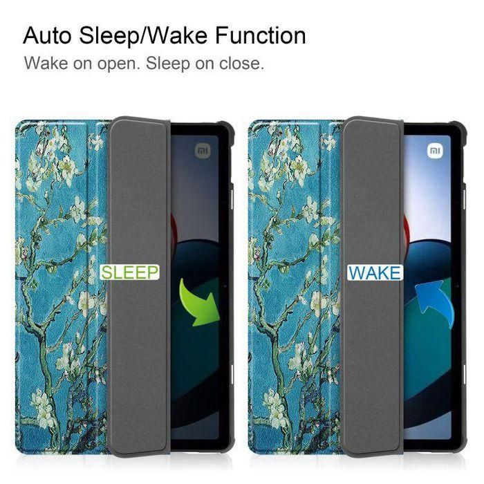 CoreParts Cover for Xiaomi Redmi Pad 10.61 2022. Tri-fold Caster Hard Shell Cover with Auto Wake Function - Blossom Style 1 CoreParts Cover for Xiaomi Redmi Pad 10.61 2022. Tri-fold Caster Hard Shell Cover with Auto Wake Function - Blossom Style 1